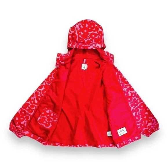 Lands’ End | Girls’ Hooded Rain Jacket (L/14) 🌺 🌧️ - Picture 5 of 10